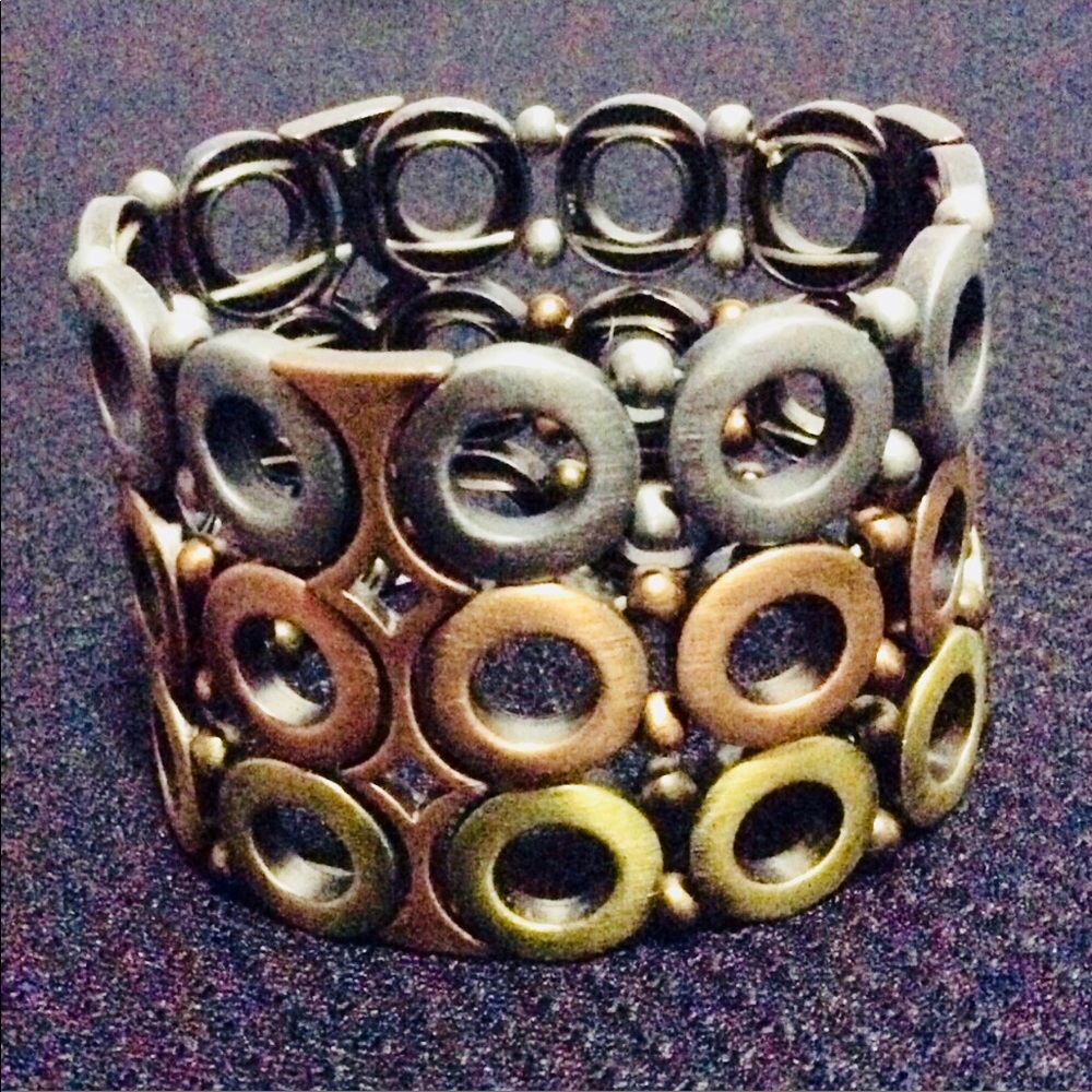 Multi colored Stretchy Chunky jewelry Bracelet